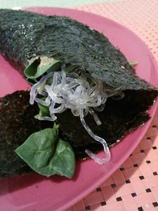 Nori wraps are a new lunch must-have. 